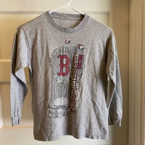 Boston Red Sox Long Sleeve T-shirt, Youth M
